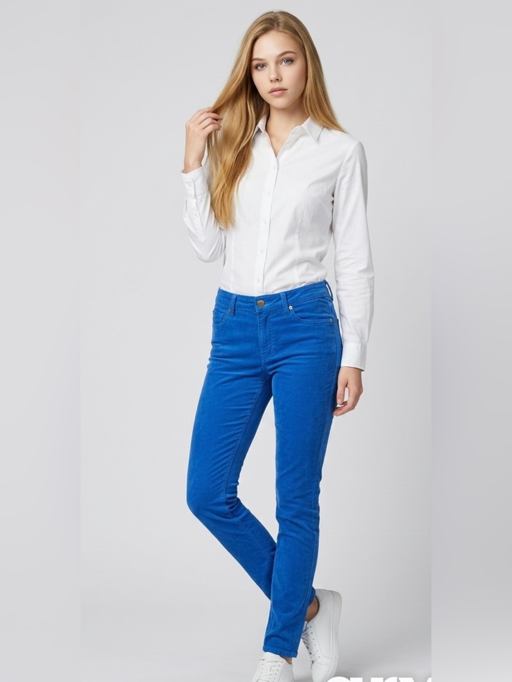 Genetic Denim cobalt Blue Skinny Jeans